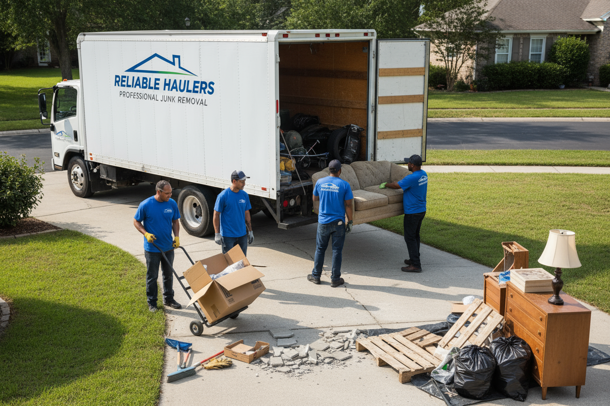 Junk Removal
Bulk Trash Removal
Debris & Haul-Off Services
Cleanup & Haul-Away